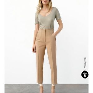 zara high waisted slacks